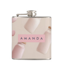 Cookie-rosa-branca e leite de morango personalizad