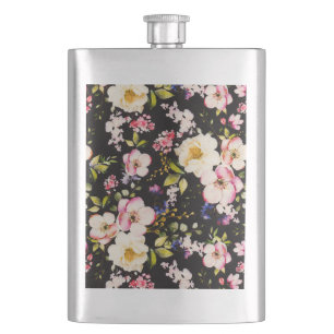 Cantil Cor-de-água Cor rosa Rosas amarelas pretas Fundo p