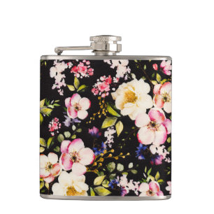 Cantil Cor-de-água Cor rosa Rosas amarelas pretas Fundo p