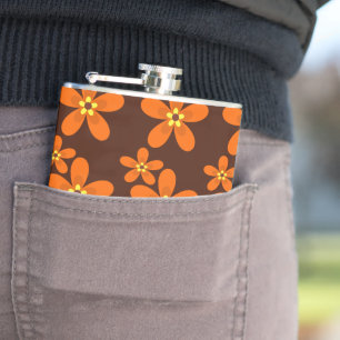 Cantil Cor de laranja retrô na década de 70