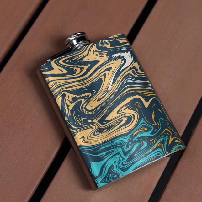 Cantil Cor do Azulejo Marble (flask)