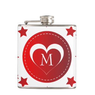 Cantil Coração E Estrelas Monogramas