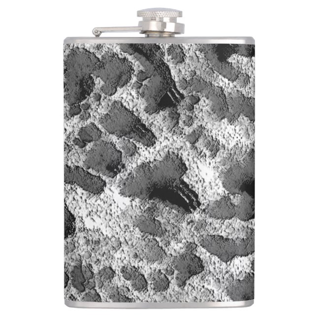 Cantil Coral com travesseiro redondo preto e branco a cor (Frente)