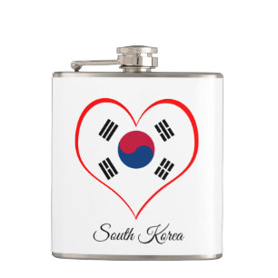 Cantil Coreano Flag & Heart, Coreia do Sul/fãs esportivo