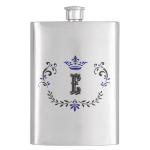 Cantil Coroa de Monograma de Grinalda 'E'