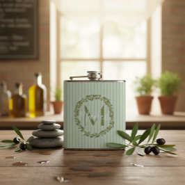 Cantil Coroa de Oliveira Personalizada com Monograma