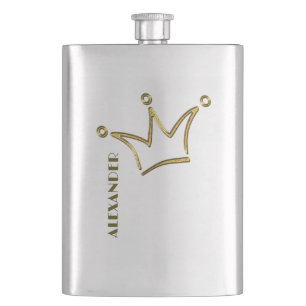 Cantil Coroa Dourada Engraçada - luxuosa real 1