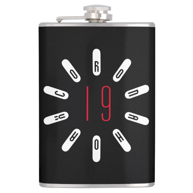 Cantil CORONA 19 HOAX Hip Flask (Frente)