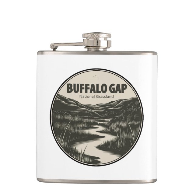 Cantil Corrente de Buffalo Gap National Grassland (Frente)