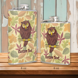 Cantil Coruja Cartoon Flask