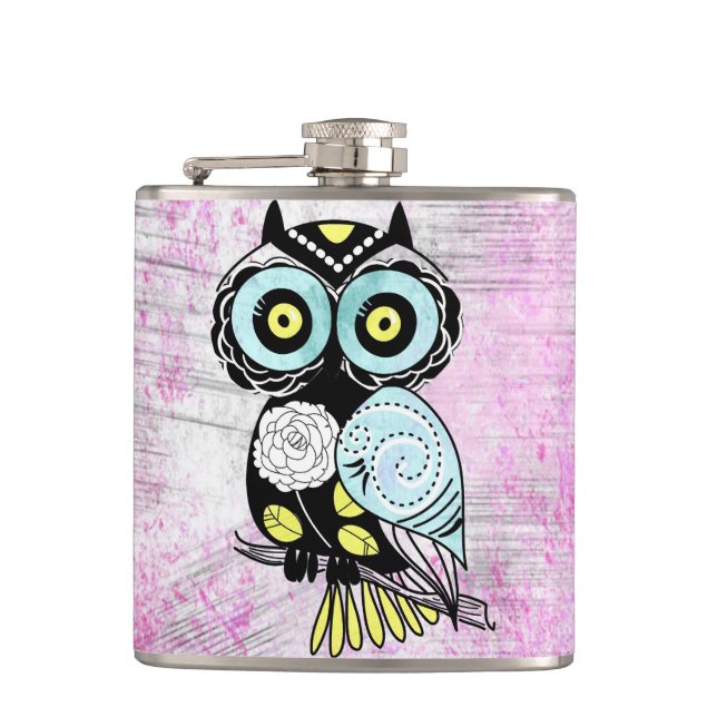 Cantil Coruja feita sob encomenda retro (Frente)