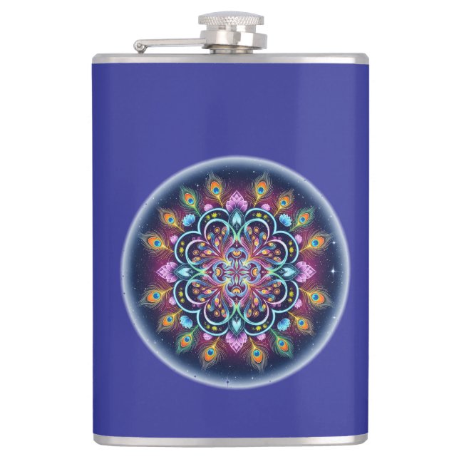 Cantil Cosmic Mandala Vinyl Flask (Frente)