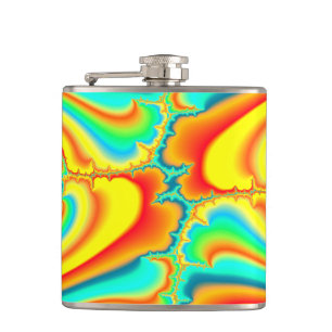 Cantil Costume psicodélico fractal colorido