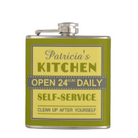 Cozinha - nome personalizado - frasco