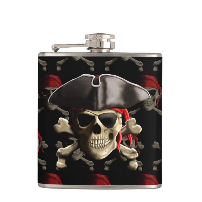 Cantil Crânio e chapéu do pirata (Frente)
