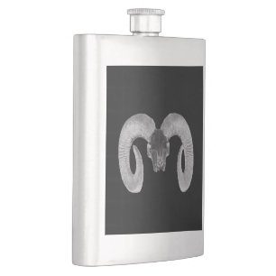 Cantil crânio original e handmade da cabra