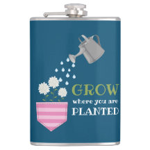 Cresça onde você é plantado, inspiração no bolso