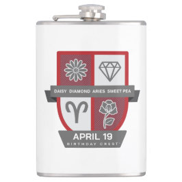 Cantil Crest™ de Aniversário de Áries para 1-19 de Abril