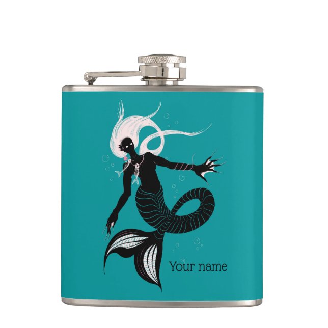 Cantil Criatura Do Mar De Fantasia Gótica Sereia Escura (Frente)