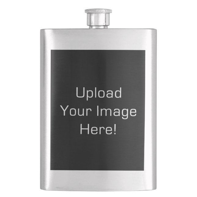 Cantil Crie-Seu Próprio Flask De Carregamento De Fotos (Frente)