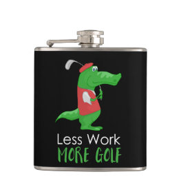 Cantil Crocodilo Golfer Funny