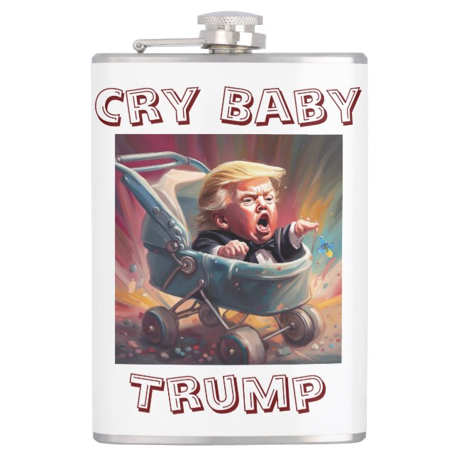 Cantil Cry Baby Trump Flask (Frente)