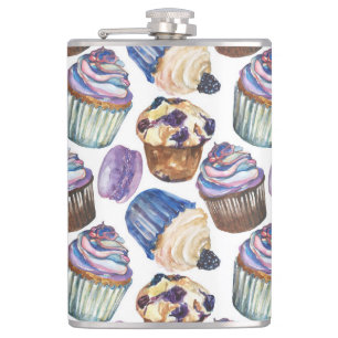 Cantil Cupcakes de aquarela