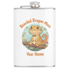 Cantil Custom Bearded Dragon Mom Flask