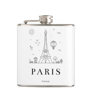 Cantil Custom Liquor Flask – Personalized Vinyl Flask for