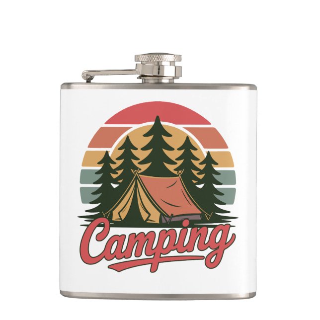 Cantil Custom Name Camping (Frente)