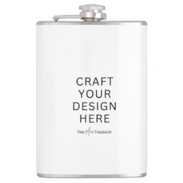 Cantil Custom Printed 8 oz Flask –Upload Your Own Design