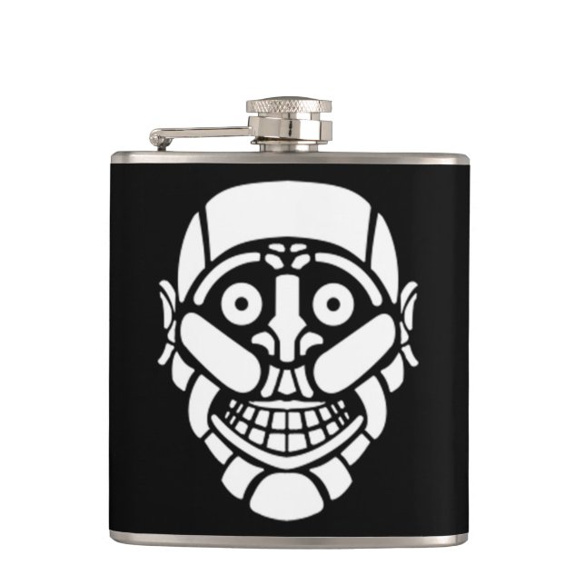 Cantil Cybersmily logo Cyberpunk flask (Frente)