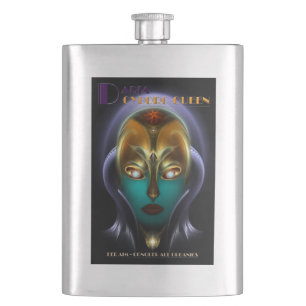 Cantil Daria Cyborg Queen 8oz Steel Flask