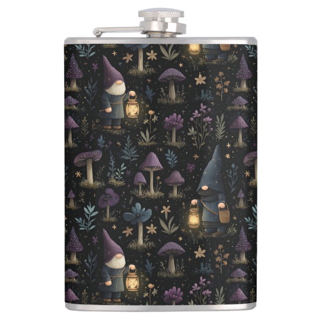 Cantil Dark Fantasy Gnomo e Mushroom Pattern (Frente)