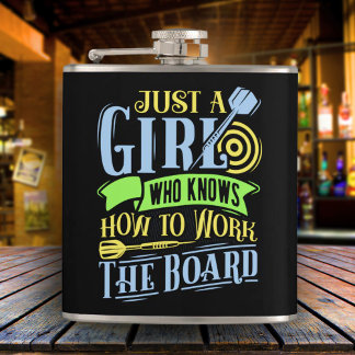 Cantil Dart Queen Vinyl Wrapped Flask 6 oz.