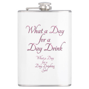 Cantil Day Drink - Para ela! por Jeff Willis Art Flask