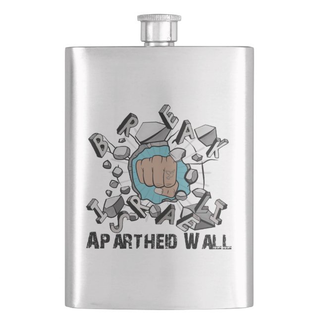 Cantil Derrubando o Apartheid Israelense Wall Westbank Ba (Frente)