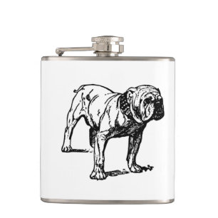 Cantil desenho de buldogue