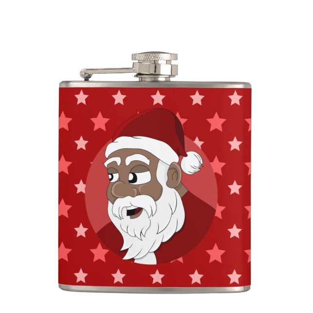 Cantil Desenho do Papai Noel Negro (Frente)