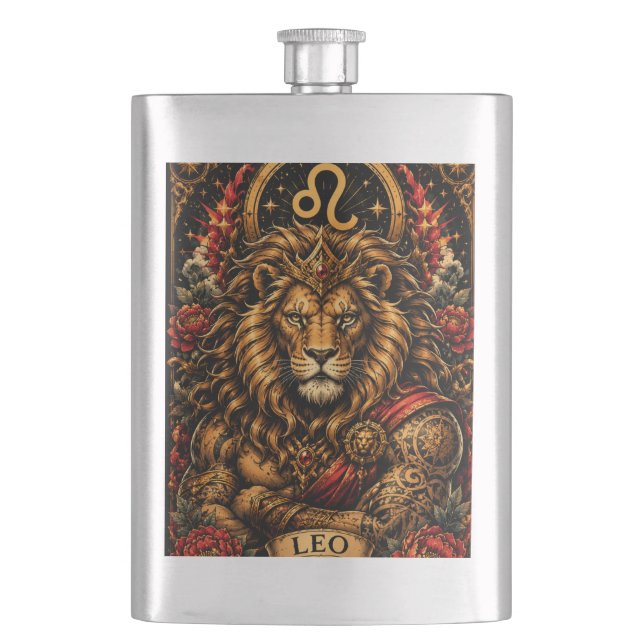 Cantil Desenho zodiacal masculino celestial de Leão (Frente)