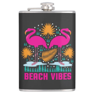 Cantil Design de Flamingos Rosa Vibes de Praia