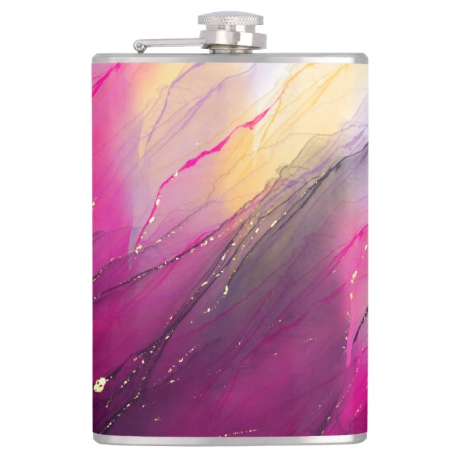 Cantil Design de Tumbler de Tinta Álcool (Frente)