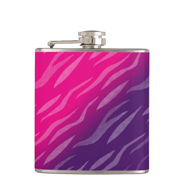 Cantil Design de Zebra roxa e rosa (Frente)