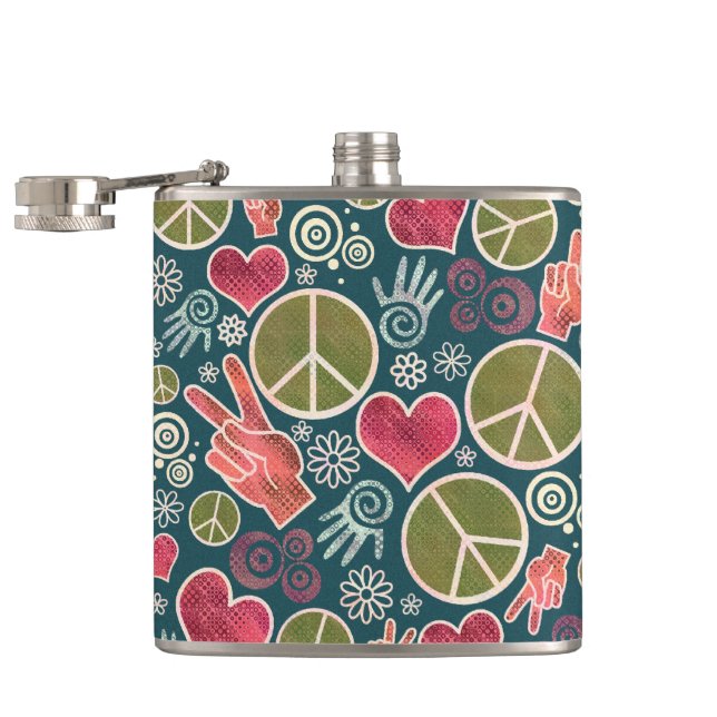 Cantil Design do sinal do pacifismo do hipster do símbolo (Aberto)