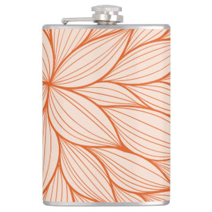 Cantil Design floral alaranjado