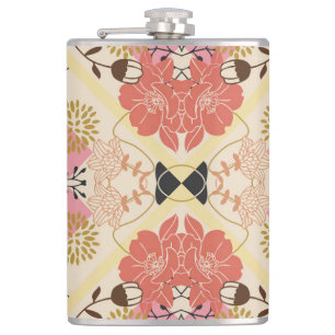 Cantil Design Floral de padrão de colheita contínua.