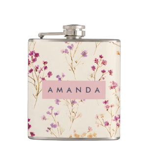 Cantil Design Floral de Pastel Personalizado Elegante