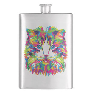 Cantil Design Gato Face Geométrica Prismática - 32453