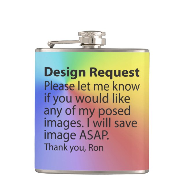 Cantil Design Request Wrapper Flask (Frente)