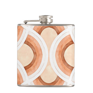 Cantil Design Retro Arco-íris em Pastel Rust e Deserto